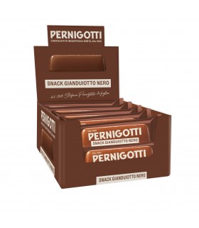 SNACK PERNIGOTTI  GIANDUIOTTO NERO E CIOCCOLATO FONDENTE 40G. CONF. 21 PZ.