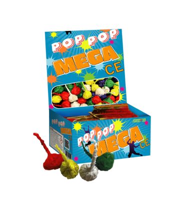 Pop Pop Petardino MEGA Colorati conf. da 50 Scatoline Art. 103D FIRESTARS