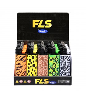 ACCENDINO A PIETRINA ATOMIC FLS DESIGN ANIMAL CONF.25 PZ. ASSORTITI CON 5 FANTASIE