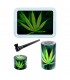 SET ATOMIC CON GRINDER IN METALLO A 5 PARTI DIAM. 50MM PIPETTA IN METALLO VASSOIO E TUBO vacuum IN PLASTICA