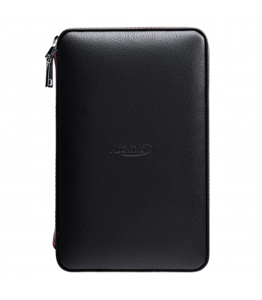 Umidificatore per Sigari DA VIAGGIO può contenere fino a 4 SIGARI realizzato IN PELLE con Tagliasigari in metallo