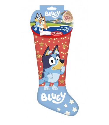 CALZA BEFANA DOLFIN BLUEY 190 GR. CON DOLCI E SUPER SORPRESA