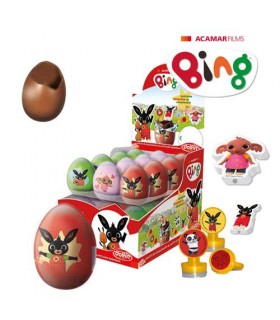 OVETTO DI CIOCCOLATO AL LATTE DOLFIN BING 20 GR. CON SORPRESA EXPO 24 PZ.