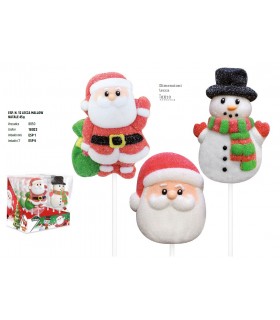 lecca LECCA MALLOW CON DECORO DI ZUCCHERO "NATALE" 45g CONF. 12 PZ.