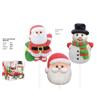lecca LECCA MALLOW CON DECORO DI ZUCCHERO "NATALE" 45g CONF. 12 PZ.