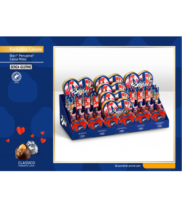 BACI PERUGINA CASSA MISTA SAN VALENTINO 2026 DA 36 PZ. ASSORTITI IN PRENOTAZIONE C/O DAL 07/01/2026