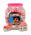 CARAMELLE GOMMOSE ZUPPERZ BABYBOTTLE BIBERON RIPIENI DI GEL ALLA FRAGOLA CONFEZIONATE SINGOLARMENTE EXPO. 50 PZ. DA 18 GR.