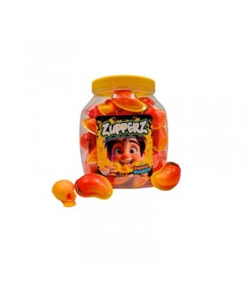 CARAMELLE GOMMOSE ZUPPERZ MANGO  RIPIENE DI GEL AL MANGO CONFEZIONATE SINGOLARMENTE EXPO. 50 PZ. DA 18 GR.