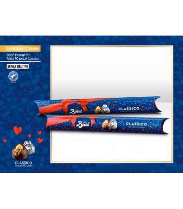 BACI PERUGINA TUBO CLASSICO DA 125GR SAN VALENTINO 2026 CONTIENE 10 BACI