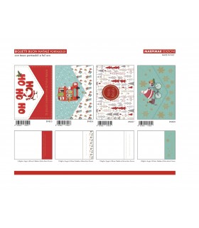Biglietto Marpimar buon Natale CON TASCA PORTASOLDI conf. 12 pz. assortiti