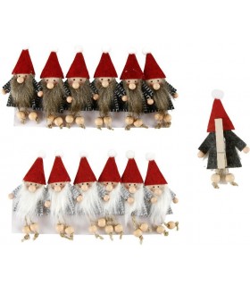 Folleti in Feltro con Molletta conf. da 6 pz.