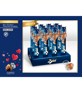 1 PZ. TUBO BACI PERUGINA 87.5G CON PORTACHIAVI SCOIATTOLO EDIZIONE SAN VALENTINO 2026 IN PRENOTAZIONe C/O DAL 07/01/2026