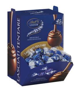 BOULES LINDOR LINDT FONDENTE 45% 12g EXPO 96 PZ.