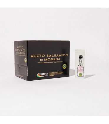 DISPENSER ACETO BALSAMICO MODENA IGP NUOVA BUTOS IN BUSTINA MONODOSE CONF.  150 PZ DA 5 ML.