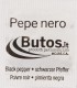 DISPENSER BUSTINE PEPE NERO GRANULATO NUOVA BUTOS MONODOSE CONF.  1000 PZ DA 0.2 GR.