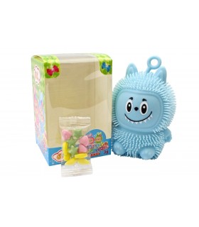 MOSTRICIATTOLI GOMMOSI E LUMINOSI GIOCATTOLO CON GUSTOSE CARAMELLE ASSORTITI IN 6 COLORI CONF DA 12 PZ DA 3G