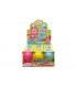 MOSTRICIATTOLI GOMMOSI E LUMINOSI GIOCATTOLO CON GUSTOSE CARAMELLE ASSORTITI IN 6 COLORI CONF DA 12 PZ DA 3G