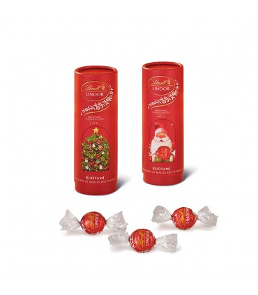 TUBO PRALINE LINDT LINDOR CON CIOCCOLATO AL LATTE E MORBIDO RIPIENO DA 75G. (CONTIENE 6 BOULES LINDOR)