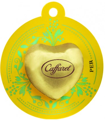 CUORE CAVO DI CIOCCOLATO AL LATTE CAFFAREL 15G. EXPO DA 36 PZ. ( IN PRENOTAZIONE C/O DAL 07/01/2026)