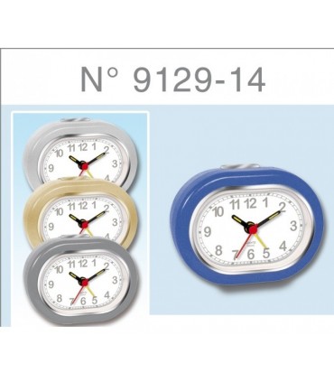 Sveglia in plastica con movimento silenzioso e luce