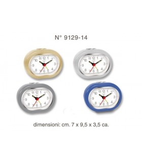 Sveglia in plastica con movimento silenzioso e luce