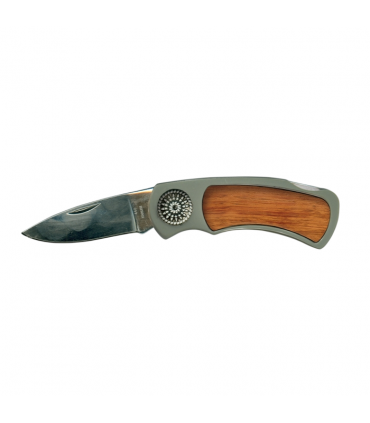 Coltello GEIT COLT PREMIERE ZEBRAWOOD con Lama in Acciaio inossidabile 8 CM MANICO MILITARE/LEGNO CONFEZIONATO IN SCATOLA REGALO