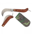 Coltello GEIT COLT FULL RONK THICK con Lama CURVA 8 CM MANICO IN LEGNO DOTATO DI ANELLO TERMINALE SENZA CUSTODIA