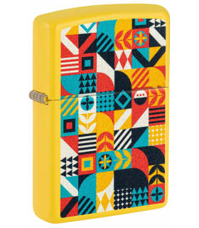 ZIPPO geometric pattern