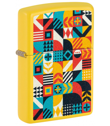 ZIPPO geometric pattern