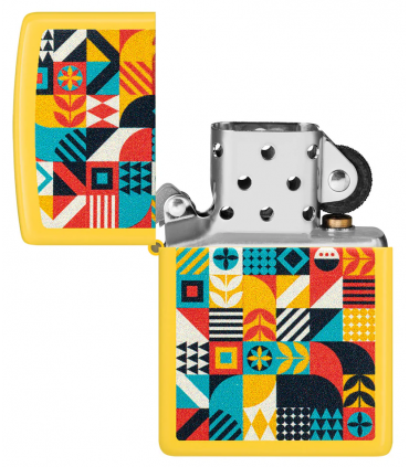 ZIPPO geometric pattern