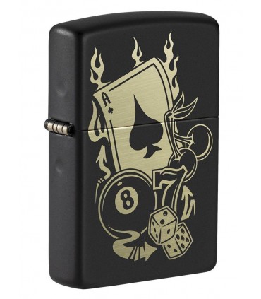 Zippo GAMBLING NERO