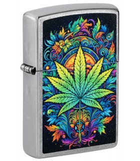 Zippo psychedelic leaf