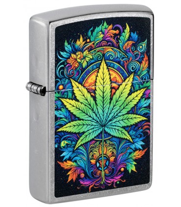 Zippo psychedelic leaf
