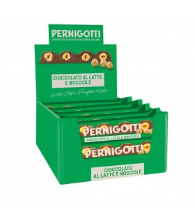 BARRETTA PERNIGOTTI CON CIOCCOLATO AL LATTE E NOCCIOLE INTERE 30G. CONF. 21 PZ.
