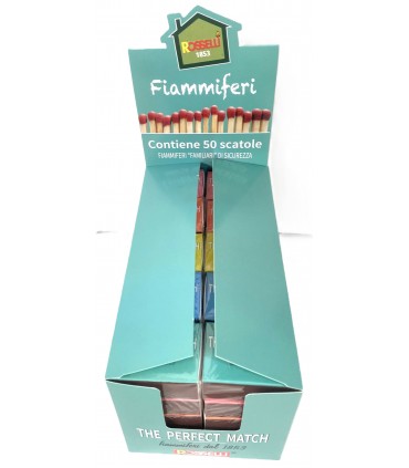 Familiari Rosselli FIAMMIFERI Art.817 conf. da 50 scatoline