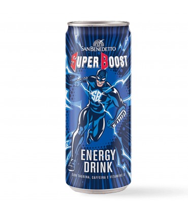 BEVANDA SUPER BOOST ENERGY DRINK LATTINA DA 330ml CONF. 24 pz.( SCADENZA 22/12/2025)