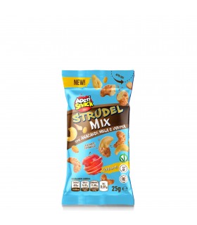 APERISNACK  STRUDEL MIX AL CARAMELLO CINNAMON BUSTINA 25GR CONF. 40PZ SCADENZA (31/12/2025)