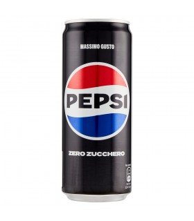 PEPSI COLA ZERO ZUCCHERO LATTINA DA 330ml CARTONE DA 24 PZ.( SCADENZA 31/12/2025)