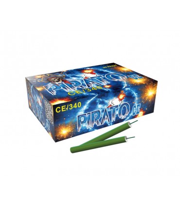 PETARDO PIRATO L. 7.2 D.0.78 CM. CONF. 30PZ.  ART.340 FIRESTARS