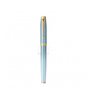 Penna PARKER a Sfera MOD IM RITUALS IN ACCIAIO RIVESTITO IN PVD ORO VERDE TURCHESE CONFEZIONATA IN ELEGANTE ASTUCCIO