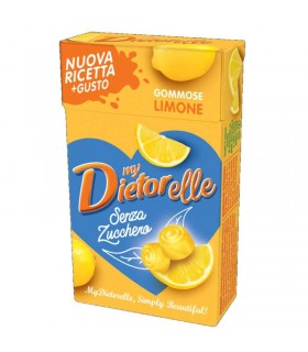 DIETORELLE MORBIDE AL LIMONE SENZA ZUCCHERO ASTUCCIO 27g CONF. DA 20 PZ.