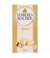 TAVOLETTA FERRERO ROCHER CON CIOCCOLATO BIANCO E RIPIENO ALLA NOCCIOLA DA 90G.