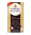 TAVOLETTA FERRERO ROCHER CON CIOCCOLATO FONDENTE EXTRA DARK 70% CACAO E NOCCIOLE DA 90G.