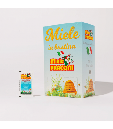 DISPENSER MIELE 100% ITALIANO NUOVA BUTOS IN BUSTINA MONODOSE CONF.  200 PZ DA 6 GR.