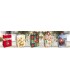 Buste regalo Natale assortite mis. 36x12x41  conf. 25 pz. ass. in 5 fantasie