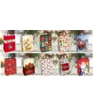 Buste Regalo Natale con Manico in Corda mis.54x14x50 cm conf. 25 pz. assortite