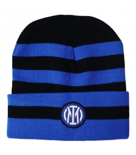 CAPPELLO ZUCCOTTO IN ACRILICO F.C. INTER BICOLORE