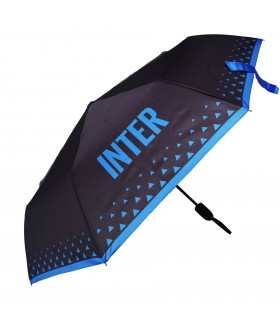 Ombrello Tascabile Colore  NERO E BLU CON FODERO F.c Inter