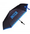 Ombrello Tascabile Colore  NERO E BLU CON FODERO F.c Inter