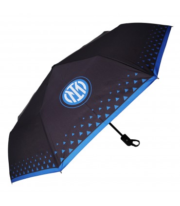 Ombrello Tascabile Colore  NERO E BLU CON FODERO F.c Inter